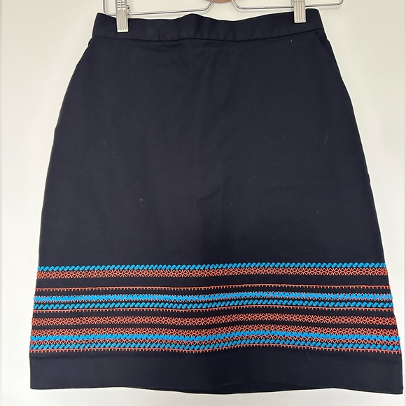Brooks Brothers- Embroidered Skirt - size:US6 - Picture 1 of 8
